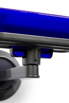  Arteluce Set of 3 Arteluce Italian Mid Century Blue Wall Sconces - 4669453