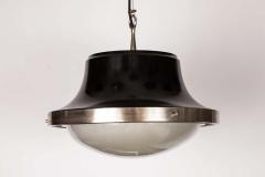  Artemide 1960s Sergio Mazza Tau Nickeled Brass Pendant for Artemide - 1637070