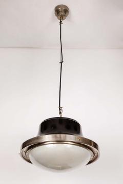  Artemide 1960s Sergio Mazza Tau Nickeled Brass Pendant for Artemide - 1637079