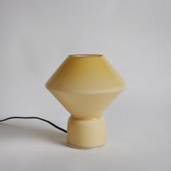 Artemide 1980s Memphis Style Conica Pale Yellow Glass Table Lamp for Artemide - 3035720