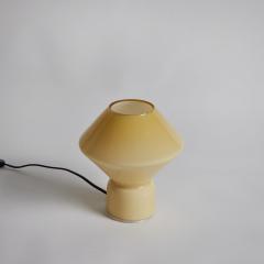  Artemide 1980s Memphis Style Conica Pale Yellow Glass Table Lamp for Artemide - 3035722