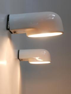  Artemide Set of Two Mid Century Modern Up Down Lighter Sconces Pafo by Artemide 1970s - 2933159