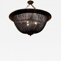  Arteriors Home Huge Modern Arteriors Black Chain Basket Pendant Chandelier - 2283850