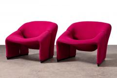  Artifort Pair of Pierre Paulin M Lounge Chairs Model F580 for Artifort 1st Edition - 4244246