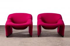  Artifort Pair of Pierre Paulin M Lounge Chairs Model F580 for Artifort 1st Edition - 4244247