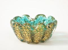  Artisti Barovier Barovier Emerald Green Gold Fleck Vide Poche - 4418609