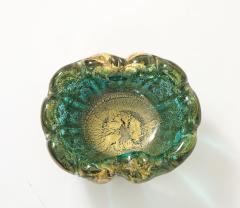  Artisti Barovier Barovier Emerald Green Gold Fleck Vide Poche - 4418618