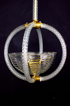  Artisti Barovier Italian Art Deco Lantern by Barovier 1940 - 1567786