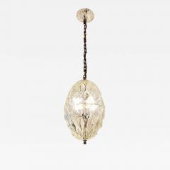  Artisti Barovier Murano Glass Egg Pendant by Barovier Italy 1960s - 3188974