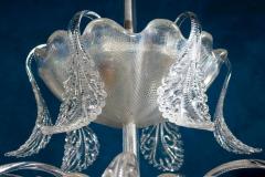  Artisti Barovier Superb Art Deco Ninfea Murano Glass Chandelier by Barovier Italy 1940 - 3383489