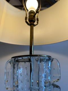  Artisti Barovier Vintage 1940s Barovier Bubbled Murano Glass Table Lamp - 4637112