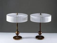  Arvid B hlmarks Lampfabrik Pair of Table Lamps by B hlmarks Sweden 1930s - 4621351