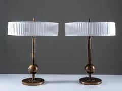  Arvid B hlmarks Lampfabrik Pair of Table Lamps by B hlmarks Sweden 1930s - 4621352