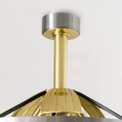  Arvika Studio LARS HOLMSTROM 1930S STEEL AND BRASS FIXTURE FOR ARVIKA STUDIO SWEDEN C  - 3447119