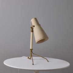  Asea 1950s Hans Bergstr m Model E1271 Perforated Metal Brass Table Lamp for ASEA - 4159175