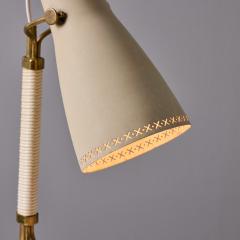  Asea 1950s Hans Bergstr m Model E1271 Perforated Metal Brass Table Lamp for ASEA - 4159179