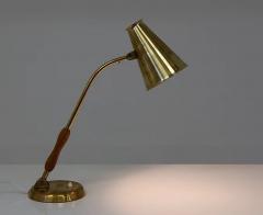  Asea ASEA Attributed Scandinavian Midcentury Desk Lamp in Brass - 2200454