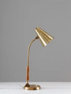  Asea ASEA Attributed Scandinavian Midcentury Desk Lamp in Brass - 2200469