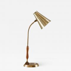  Asea ASEA Attributed Scandinavian Midcentury Desk Lamp in Brass - 2201486