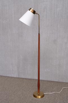  Asea ASEA Belysning Teak and Brass Floor Lamp with Adjustable Shade Sweden 1950s - 4756207