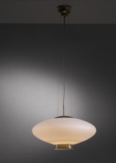  Asea ASEA opaline glass and brass pendant - 3502078