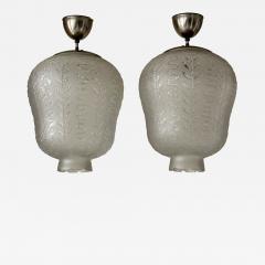  Asea ASEA pair of ceiling lights model no 2920 circa 1945 - 4281449