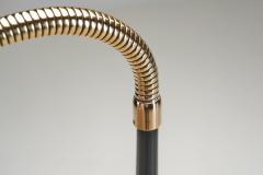  Asea Black Lacquered Metal Floor Lamp by ASEA Sweden 1950s - 4776426
