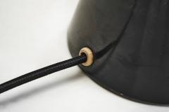  Asea Black Lacquered Metal Floor Lamp by ASEA Sweden 1950s - 4776428