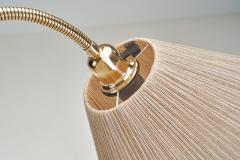  Asea Black Lacquered Metal Floor Lamp by ASEA Sweden 1950s - 4779767