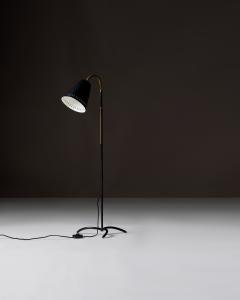  Asea Brass and Enameled Metal Adjustable Skruven Floor Lamp by Asea Sweden c 1950 - 4695127