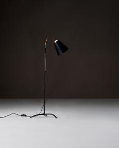  Asea Brass and Enameled Metal Adjustable Skruven Floor Lamp by Asea Sweden c 1950 - 4695130