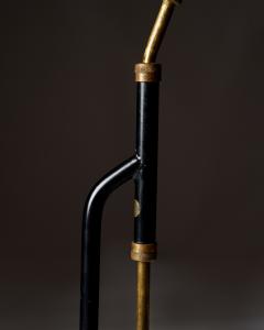  Asea Brass and Enameled Metal Adjustable Skruven Floor Lamp by Asea Sweden c 1950 - 4695135