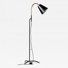  Asea Brass and Enameled Metal Adjustable Skruven Floor Lamp by Asea Sweden c 1950 - 4695363