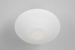  Asea Brass and Opal Glass Ceiling Lamp by ASEA Sweden 1940s - 4569010