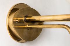  Asea Large 1950s Gunnar Asplund JH 813 Brass and Glass Sconce for ASEA - 907922