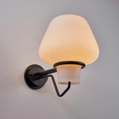  Asea Large 1950s Gunnar Asplund JH 813 Metal and Glass Sconce for ASEA - 2500002