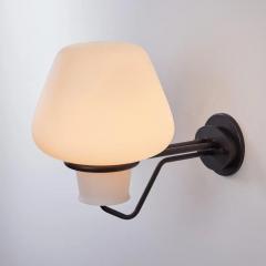  Asea Large 1950s Gunnar Asplund JH 813 Metal and Glass Sconce for ASEA - 2500006