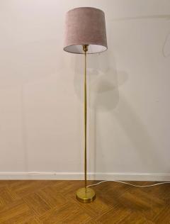  Asea Midcentury ASEA Timeglass Shaped Brass Floor Lamp Sweden 1960s - 2339947