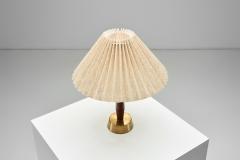  Asea Model E1292 Brass and Wood Table Lamp by ASEA Sweden 20th Century - 4148873