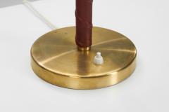  Asea Pair of Brass and Leather E1251 Table Lamps by ASEA Sweden 20th Century - 3635603