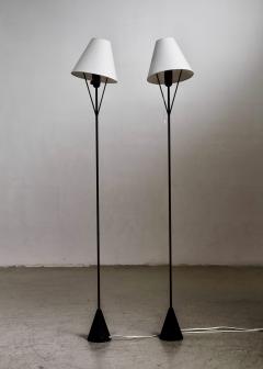 Asea Pair of Carl Aub ck floor lamps for ASEA - 4691477