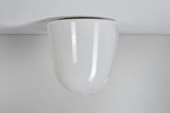  Asea Pair of Milk Glass Flush Mounts by ASEA Sweden Mid 20th Century - 4098405