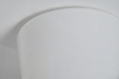  Asea Pair of Milk Glass Flush Mounts by ASEA Sweden Mid 20th Century - 4098408