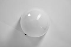  Asea Pair of Milk Glass Flush Mounts by ASEA Sweden Mid 20th Century - 4098410
