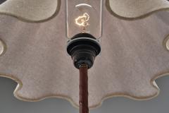  Asea Pair of Model E1247 Brass and Leather Table Lamps for ASEA Sweden Mid 20th C - 4594472