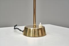  Asea Pair of Scandinavian Brass Table Lamps by ASEA Sweden 1970s - 4624006