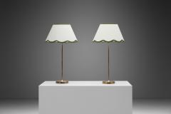  Asea Pair of Swedish Brass Table Lamps by ASEA Sweden ca 1960s - 4103825