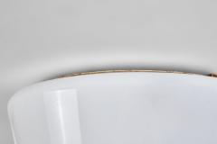 Asea Set of Three Opal Glass Ceiling Lamps by ASEA Sweden Mid 20th Century - 4807051