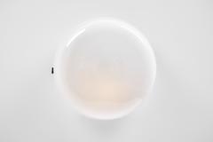  Asea Set of Three Opal Glass Ceiling Lamps by ASEA Sweden Mid 20th Century - 4827762