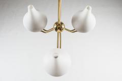  Asea Swedish Chandelier in Brass and Opaline Glass ASEA - 848995